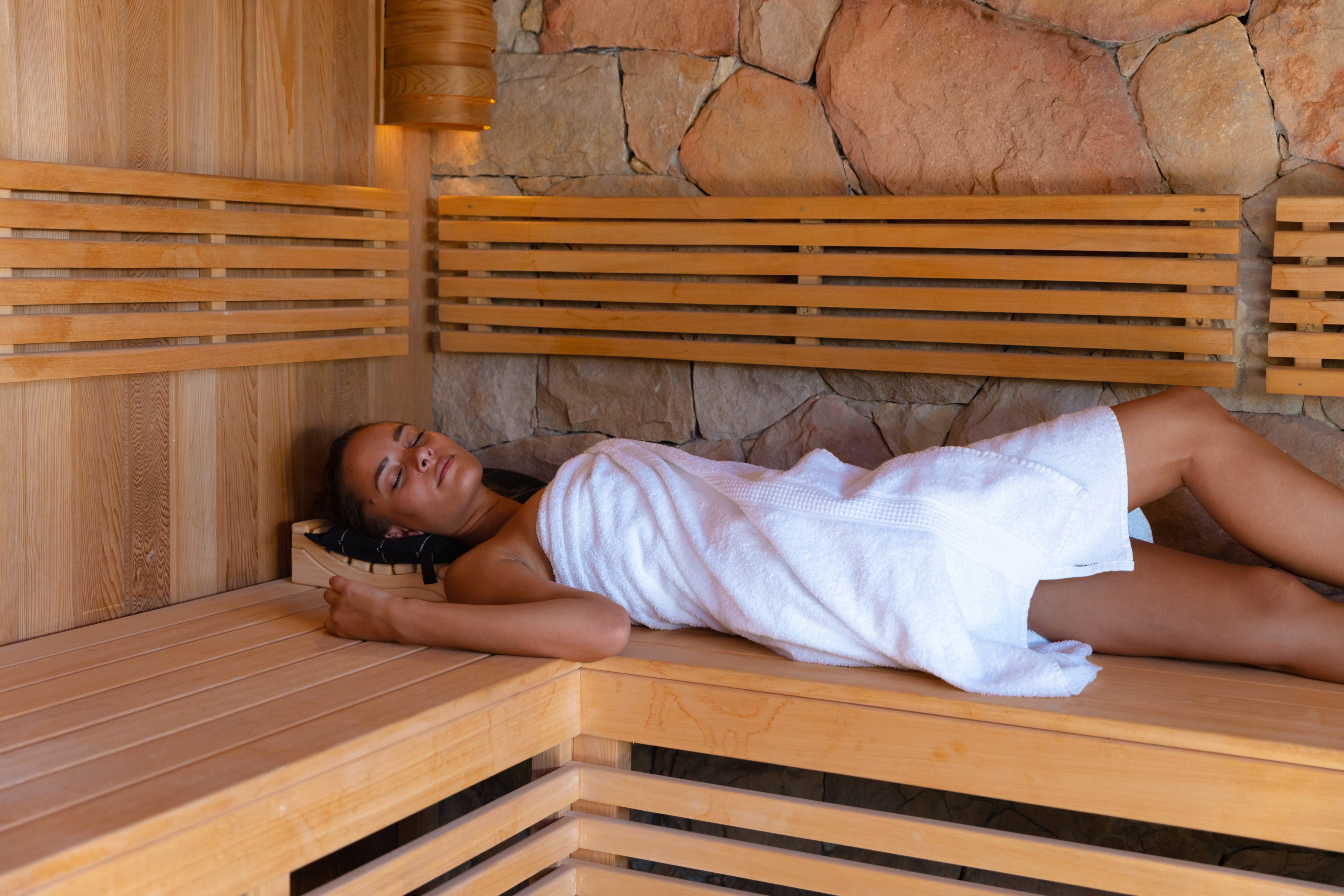 Heerlijk slapen dankzij de sauna