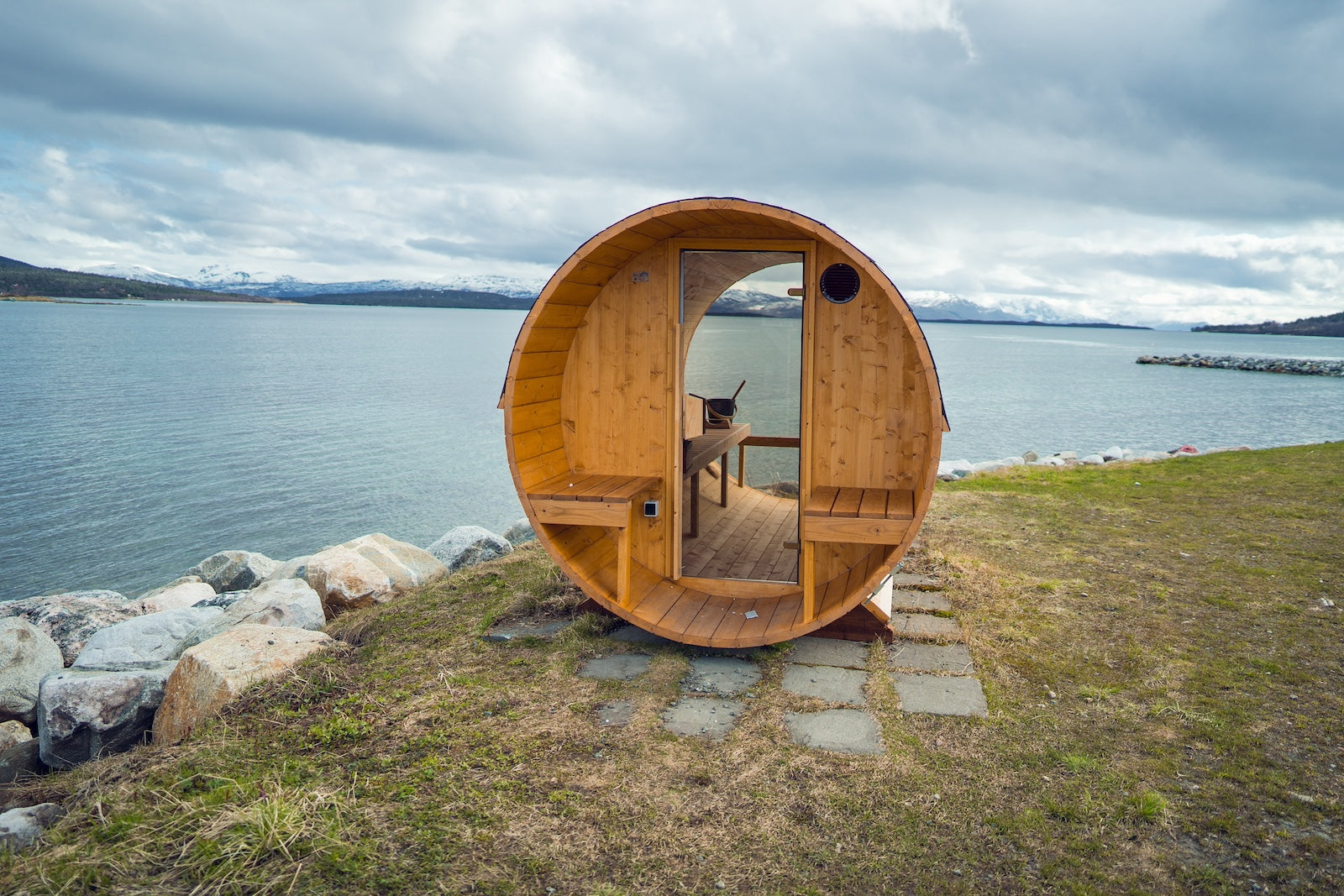 barrel sauna